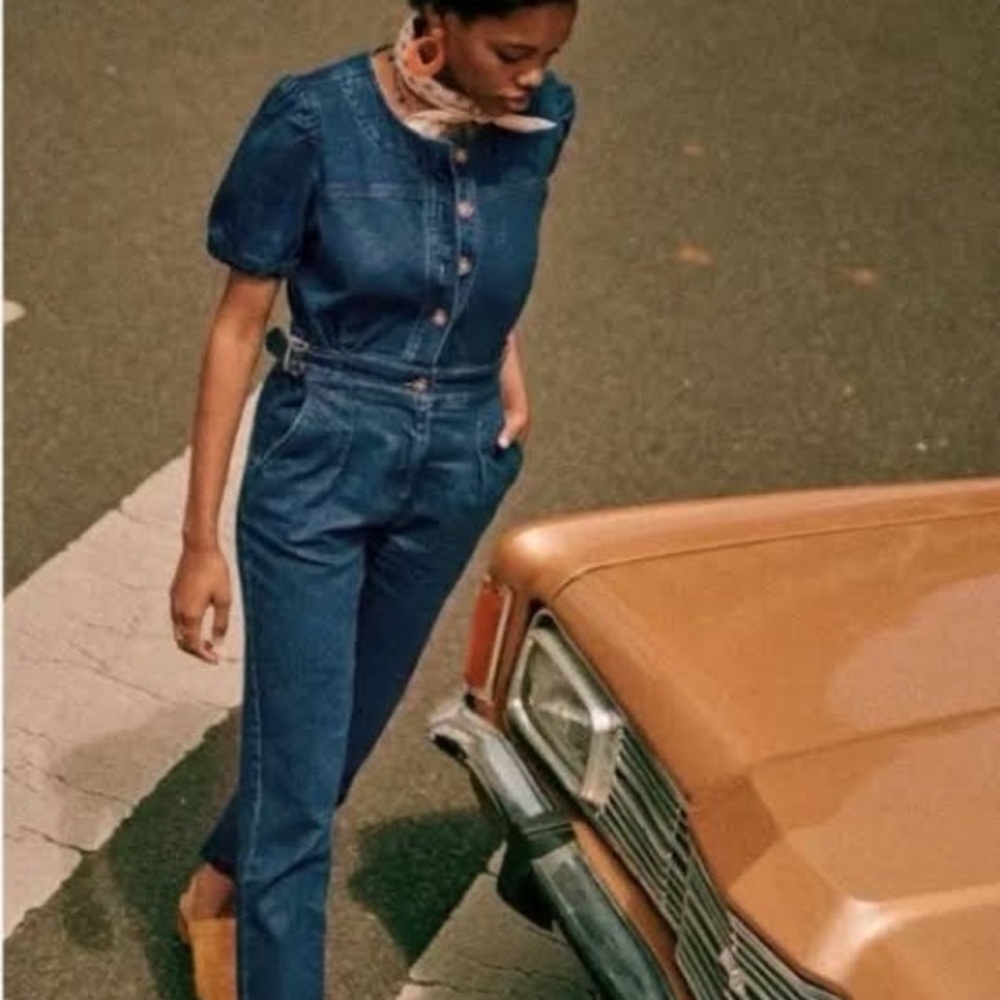 Sezane Lucia Jumpsuit Size 34
